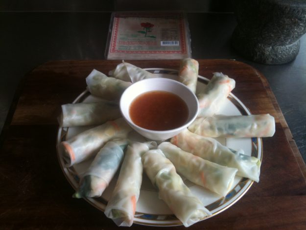 rice paper rolls